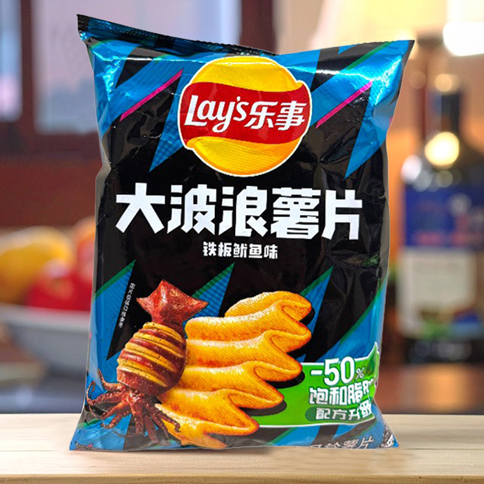 LAYS BIG WAVE SQUID FLAVOR